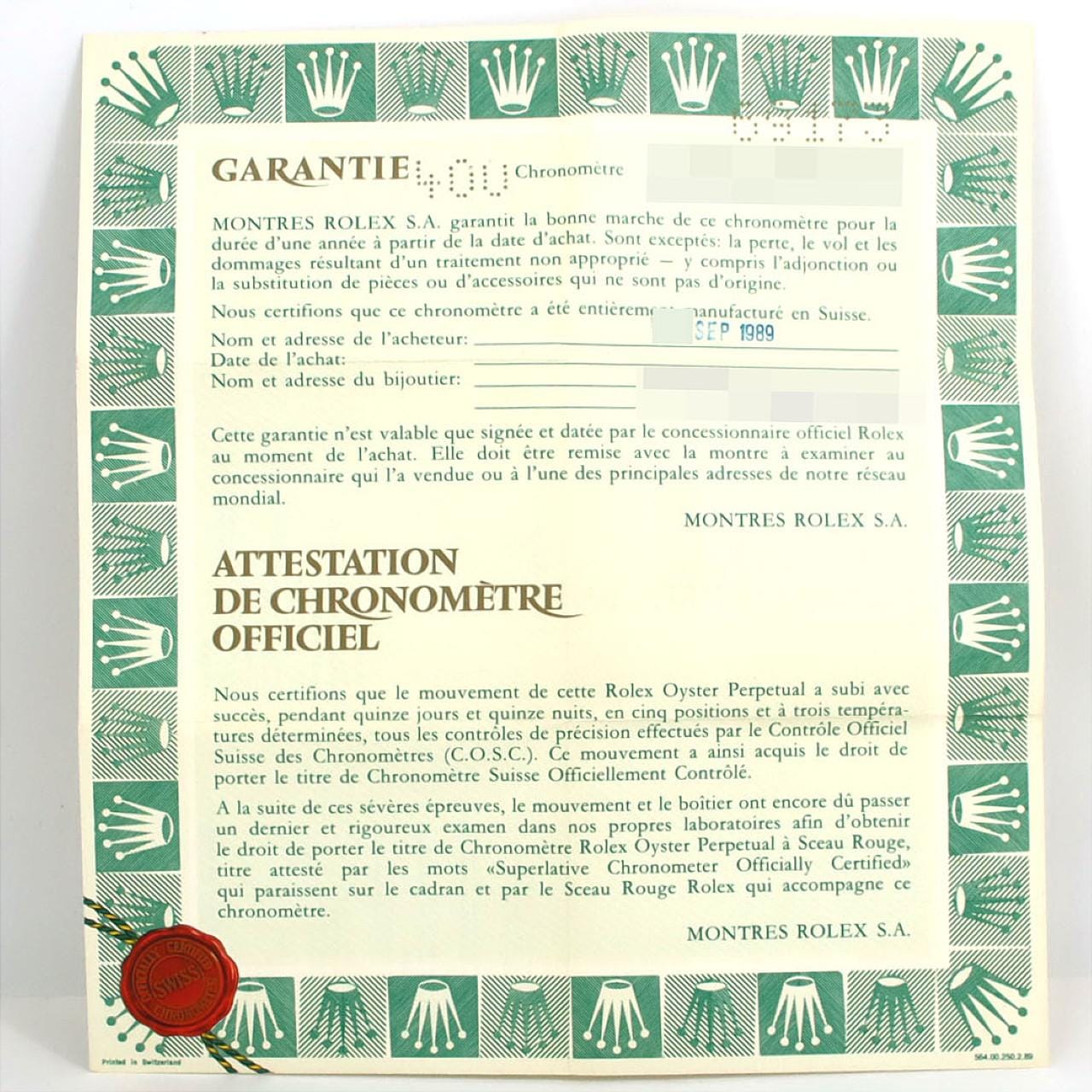 ロレックス デイトジャスト 69173 SSxYG 自動巻 L番