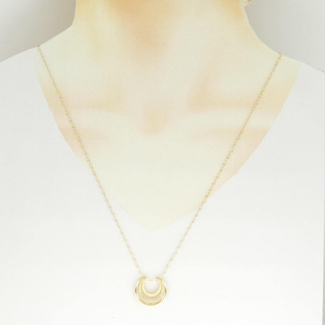 ジーエスティービー ダイヤモンド ネックレス 0.12CT