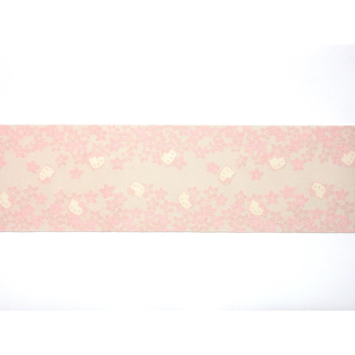 【未使用品】半幅帯　ハローキティ