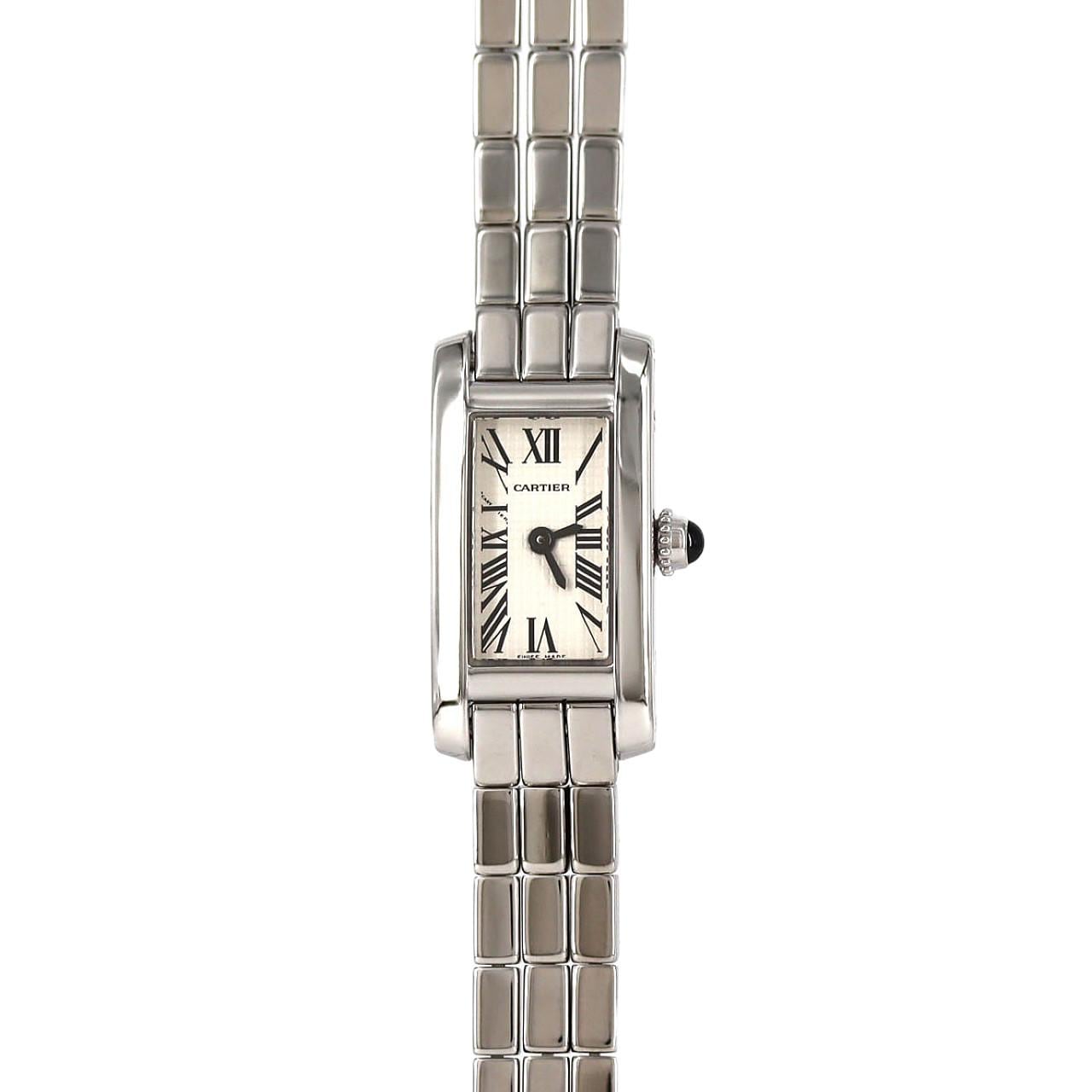 カルティエ タンクアロンジェラニエール WG W15364W3 WG クォーツ