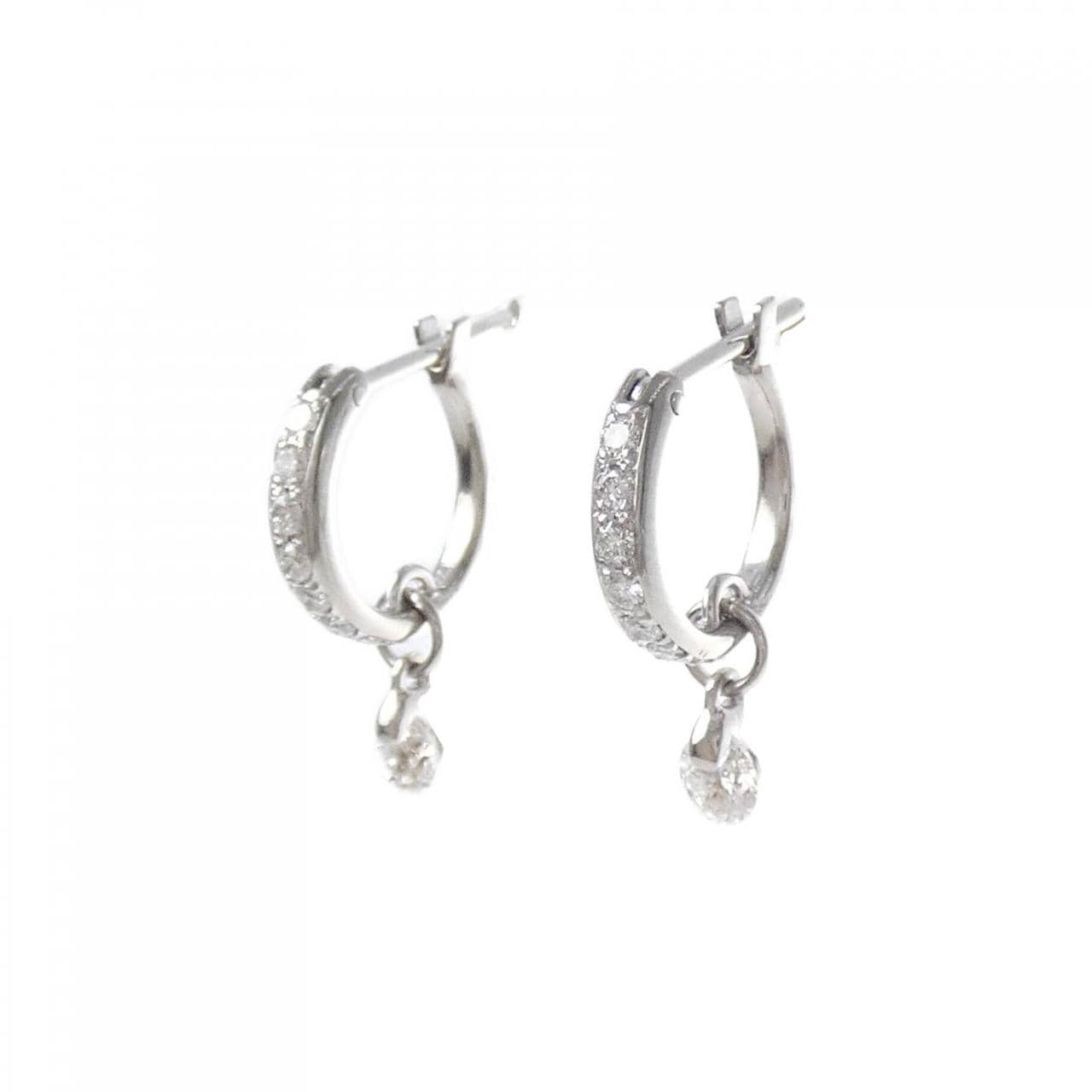 PT900 ダイヤモンド ピアス 0.54CT