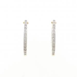 ポンテヴェキオ ダイヤモンド ピアス 0.18CT