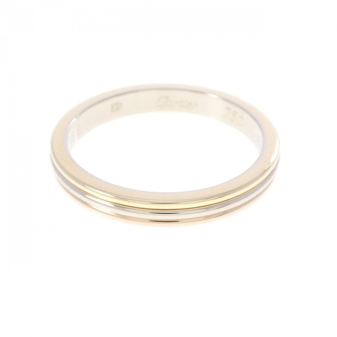 カルティエ スリーゴールドウェディング リング