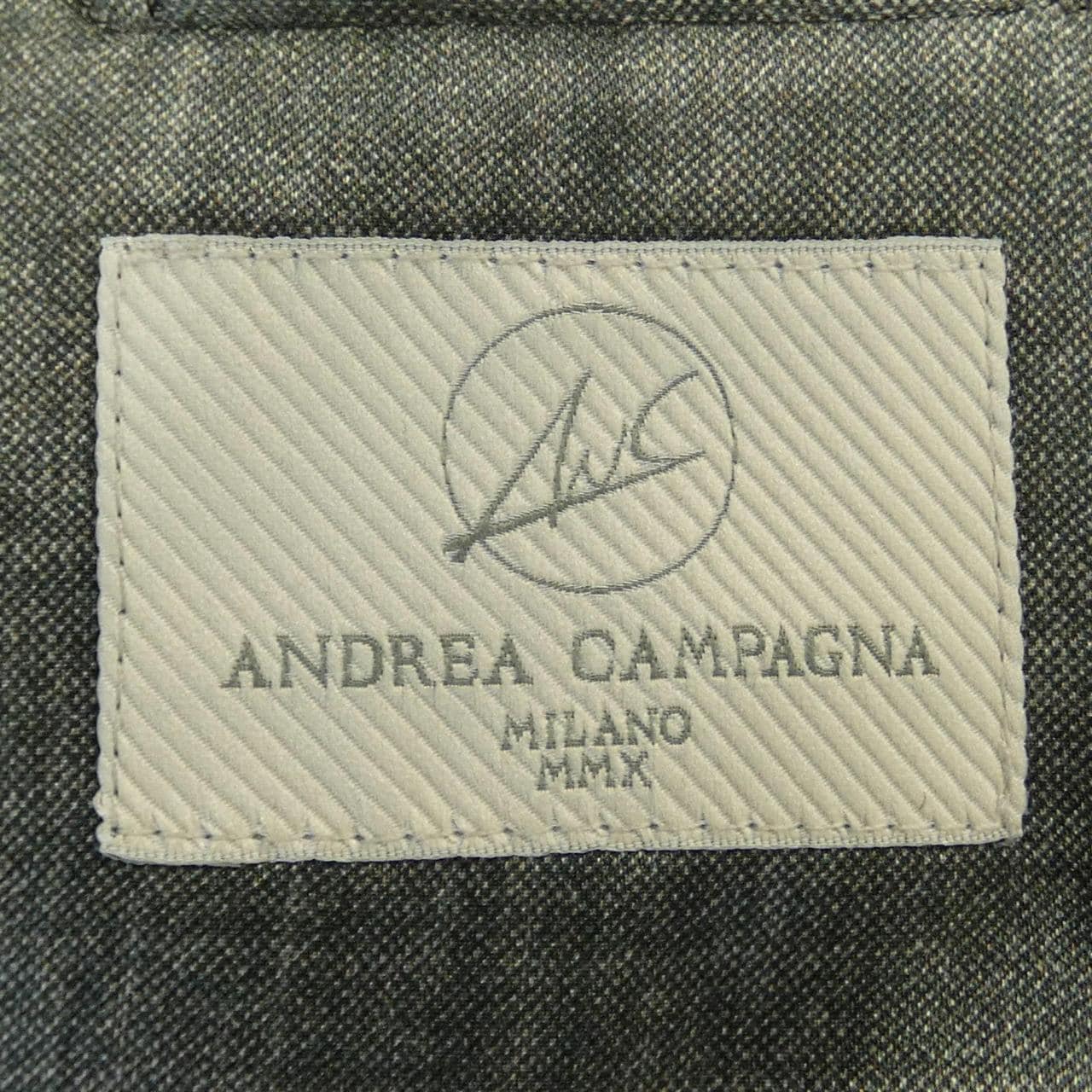 ANDREA CAMPAGNA スーツ付属情報について - セットアップ