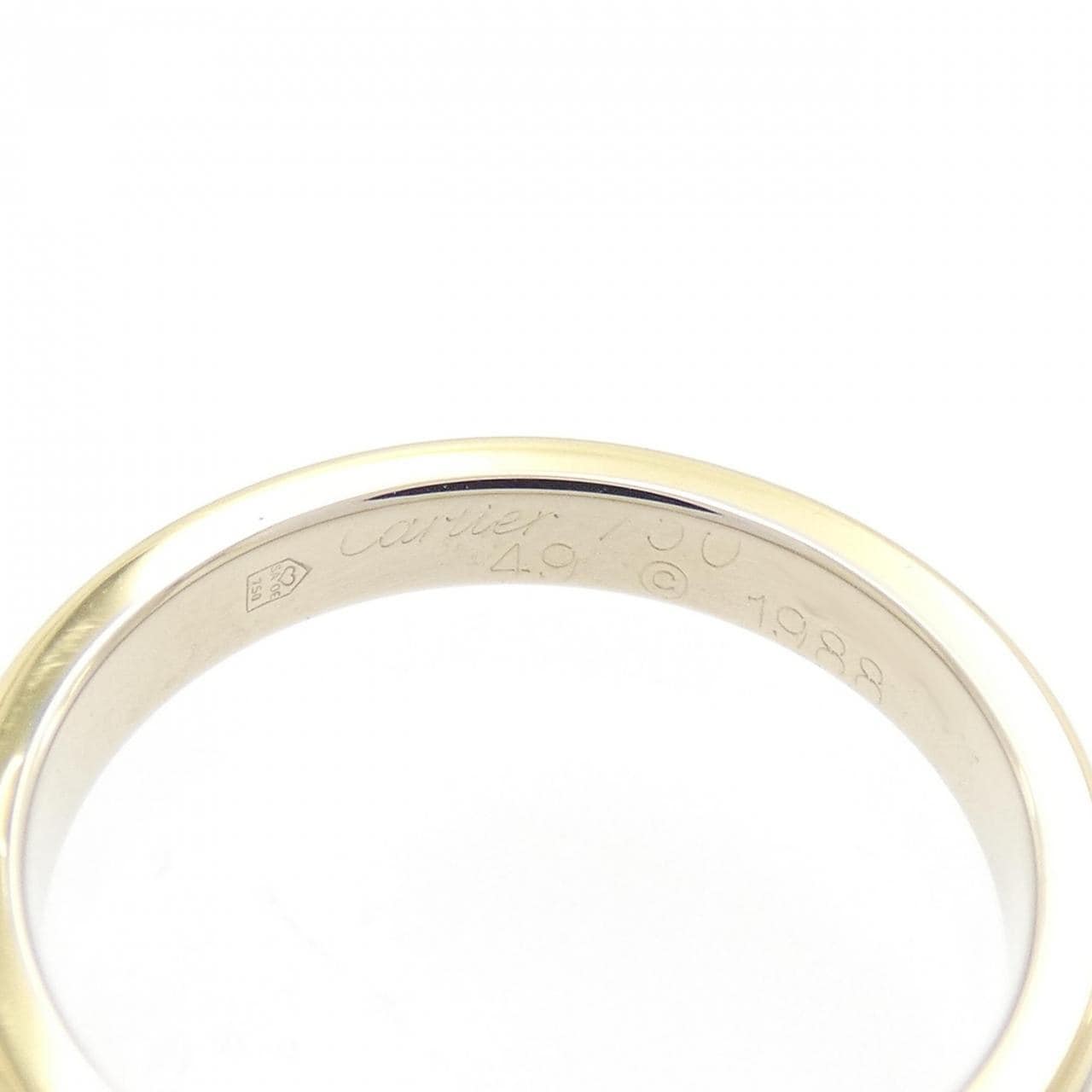 Cartier three gold wedding ring