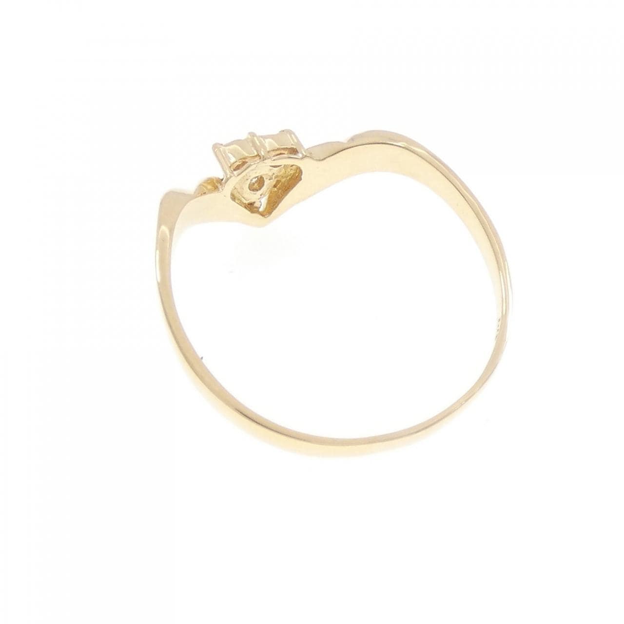 K18YG ダイヤモンド リング 0.10CT