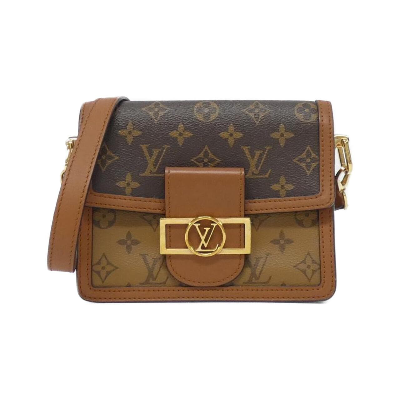 LOUIS VUITTON Monogram Reverse Dauphine MINI M44580 肩背包