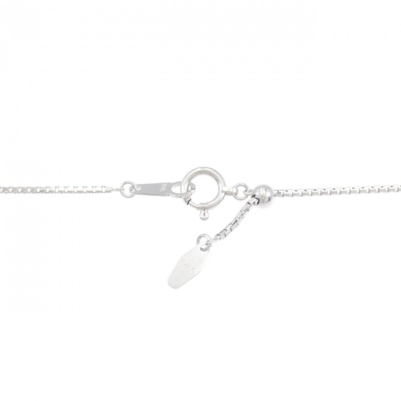 K18WG 2WAY ダイヤモンド ネックレス 0.70CT