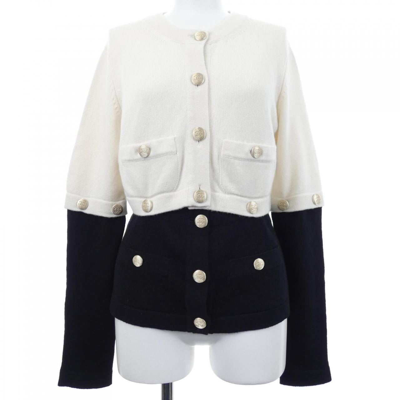 シャネル CHANEL LOOK45 P72780K10442 カーディガン