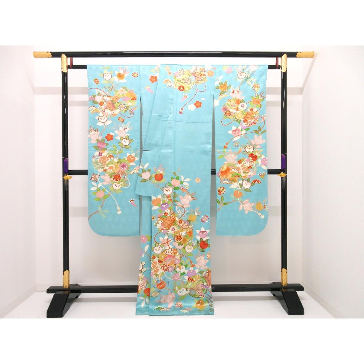 【新品】振袖　【吉澤織物】友禅金彩加工