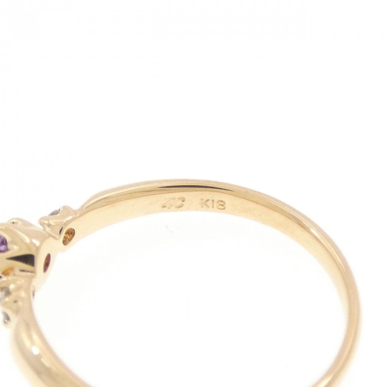 4゜C アメジスト リング