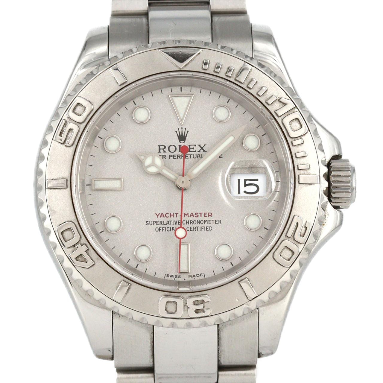 【ノーメンテナンス還元価格】ロレックス ヨットマスターロレジウム 16622 SSxPT 自動巻 A番