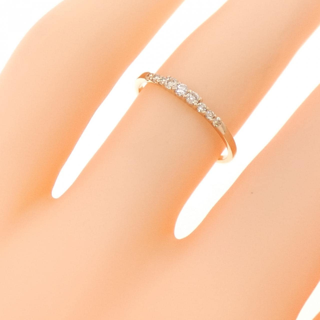 K18PG ダイヤモンド リング 0.10CT