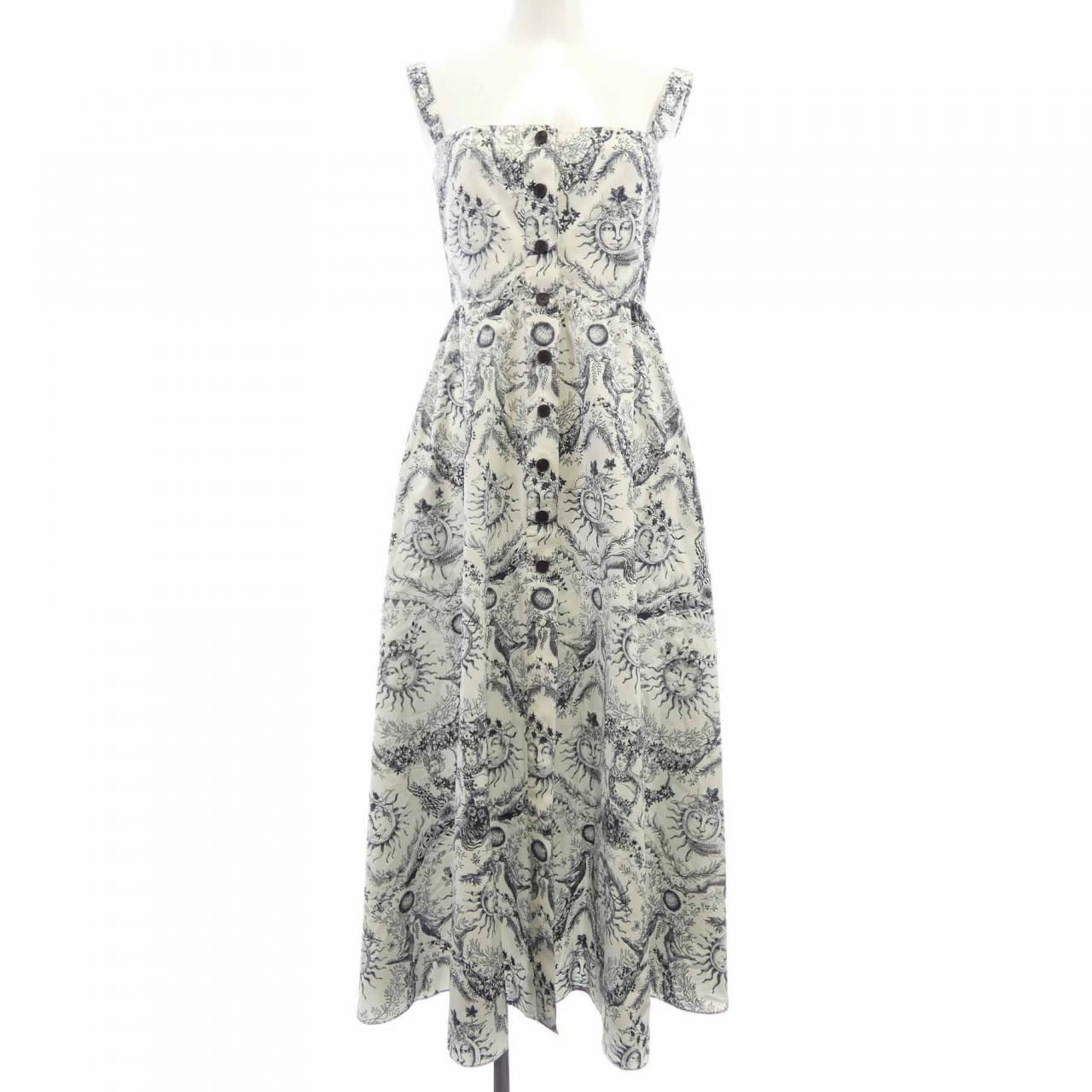 クリスチャンディオール CHRISTIAN DIOR DIORIVIERA FLARE MIDI DRESS 441D57A3816 ワンピース