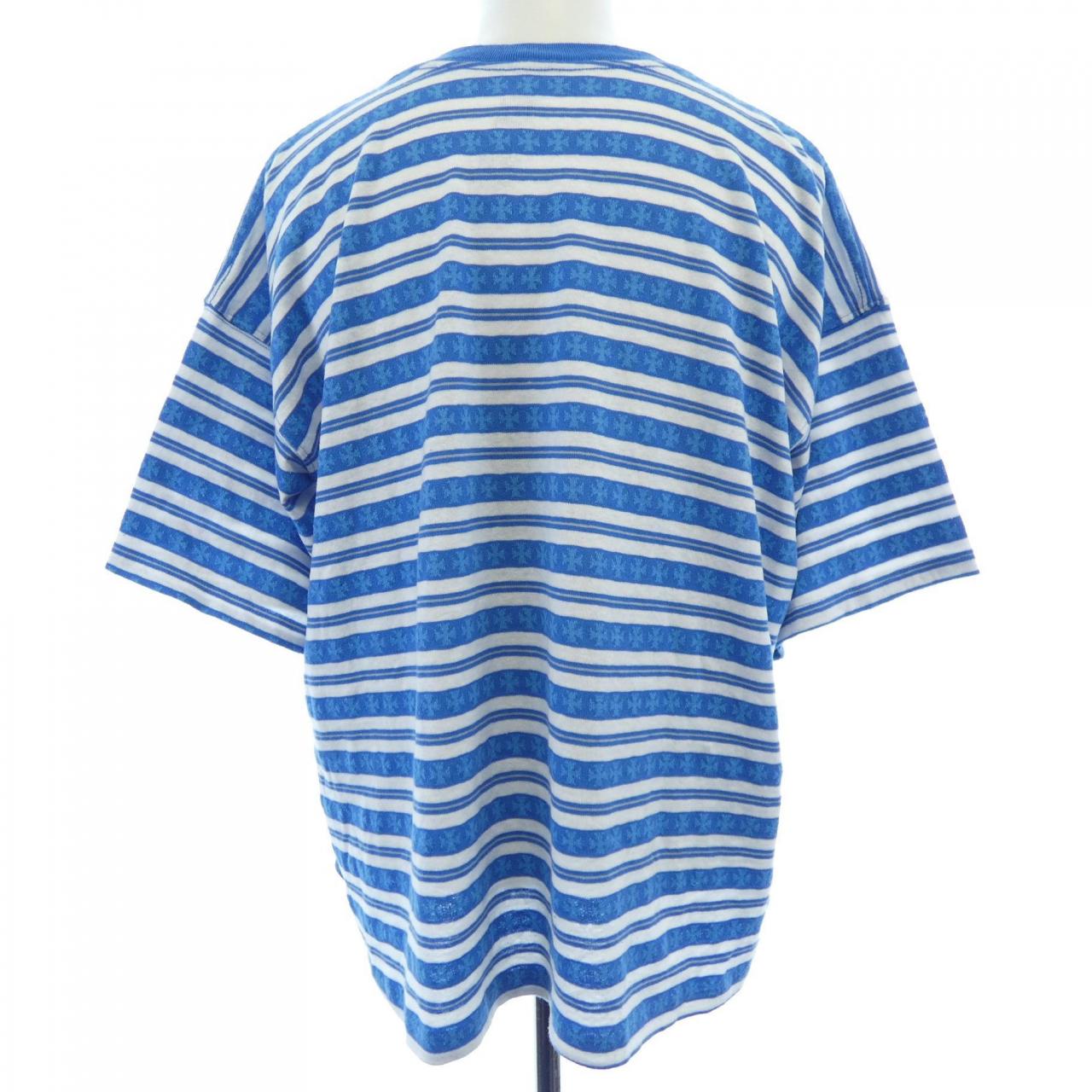 クロムハーツ CHROME HEARTS Y NOT VINE DAGGER CH PLUS STRIPE Tシャツ