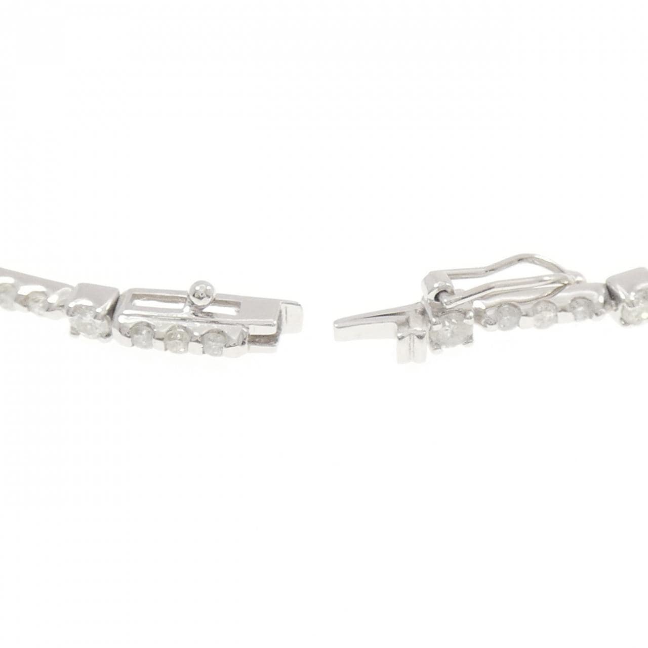 K18WG ダイヤモンド ブレスレット 2.00CT