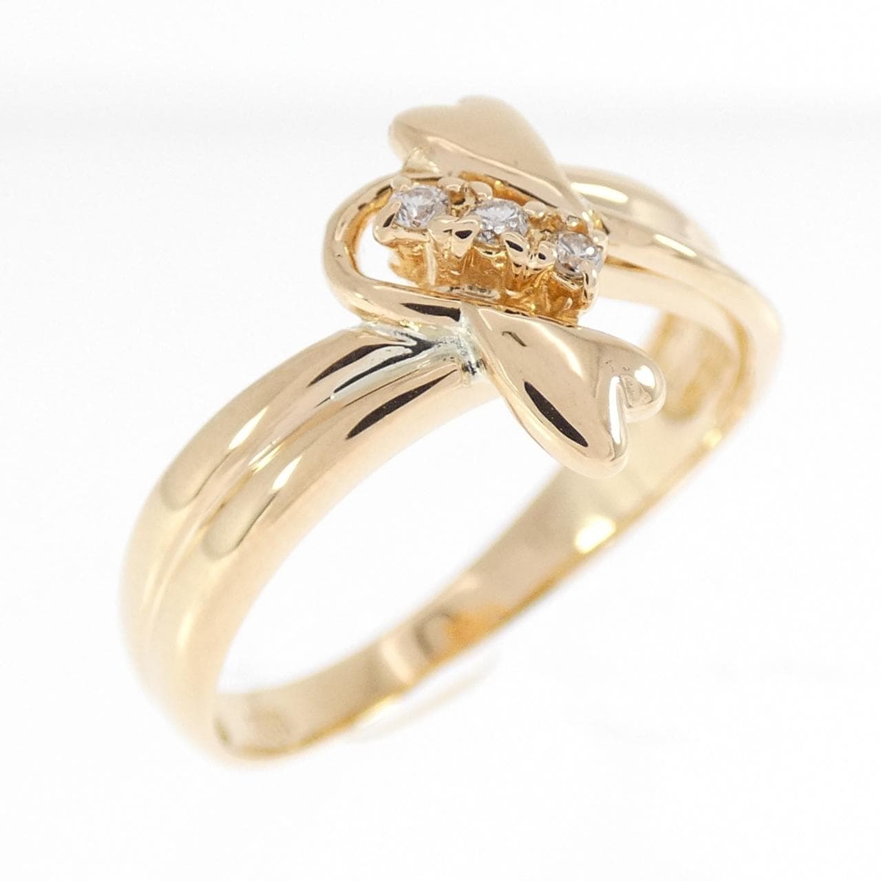 K18YG ダイヤモンド リング 0.04CT