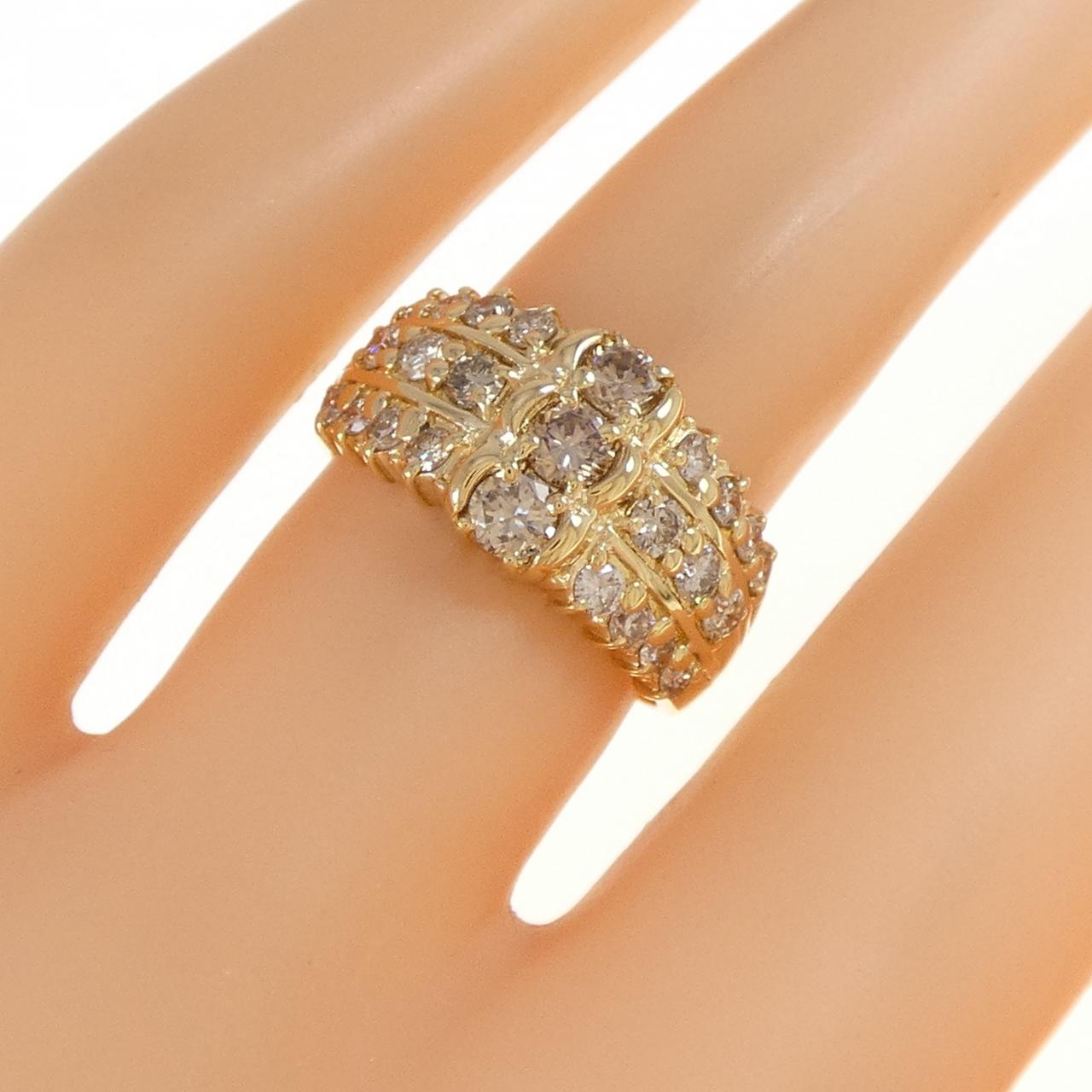 K18YG ダイヤモンド リング 1.00CT