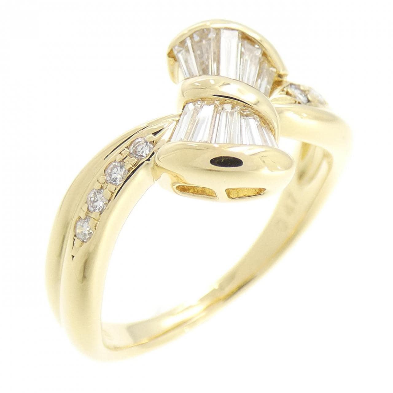 K18YG ダイヤモンド リング 0.47CT