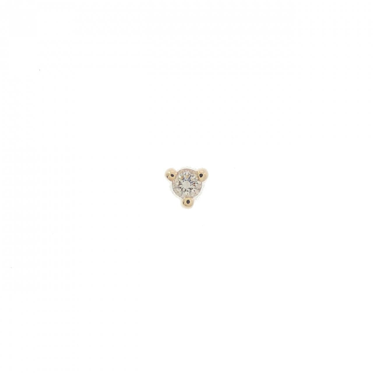 ココシュニック ダイヤモンド ピアス 片耳