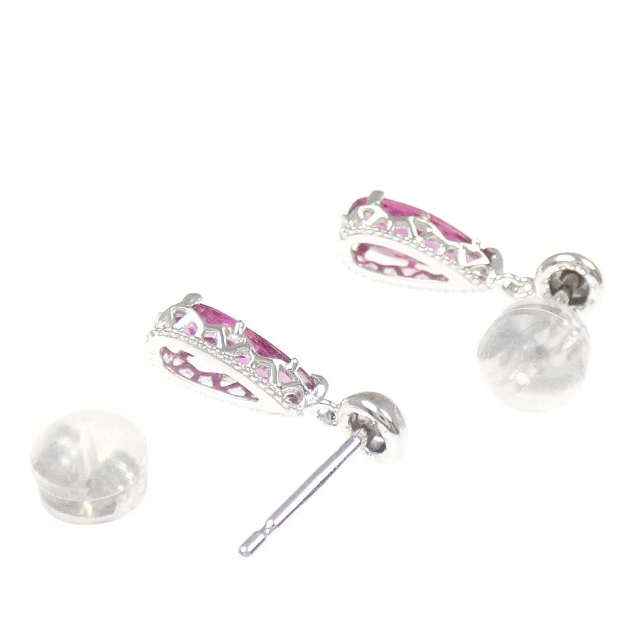 K14WG碧璽耳環 1.02CT
