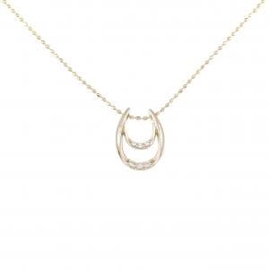 K18PG ダイヤモンド ネックレス 0.06CT