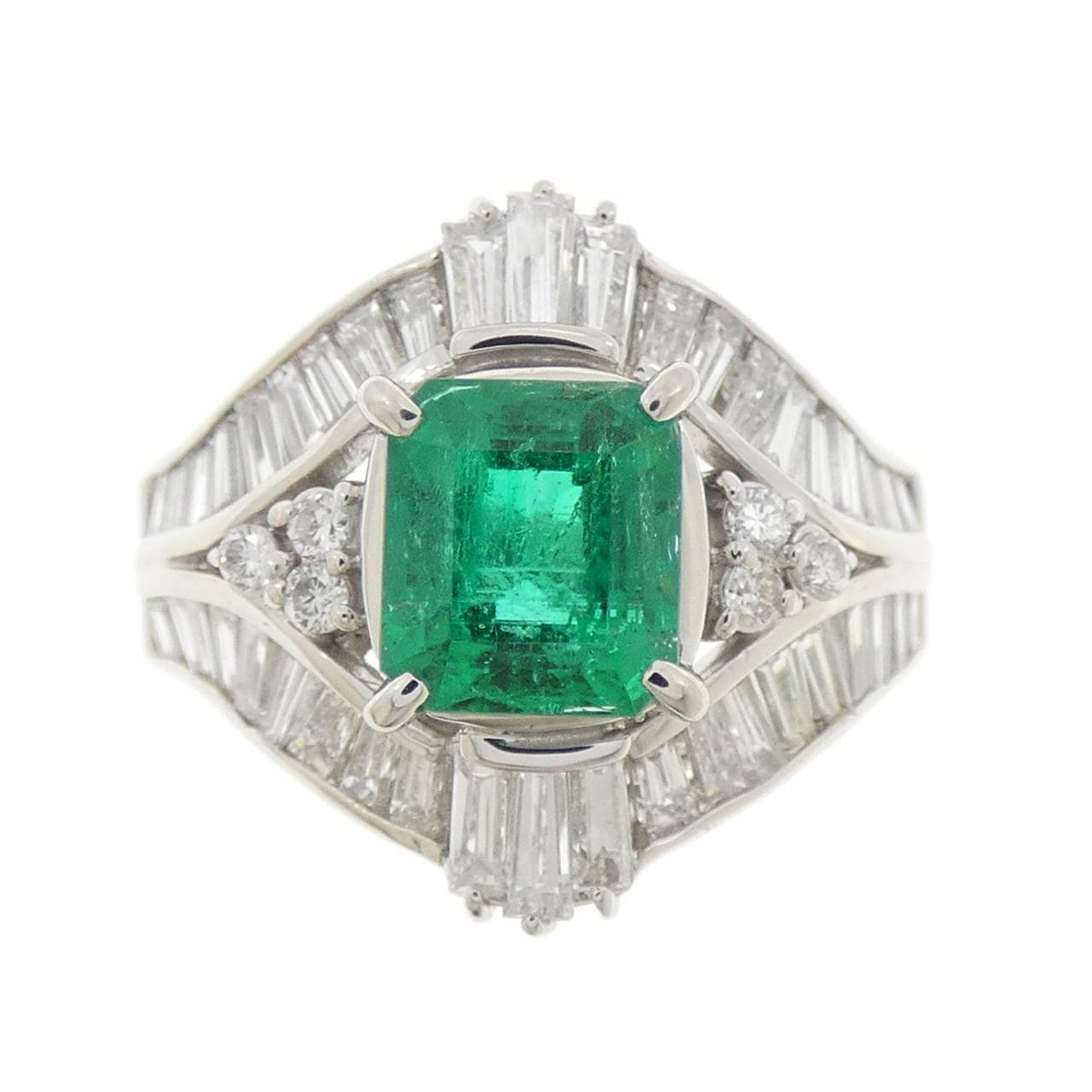 PT900 Emerald Ring 1.26CT