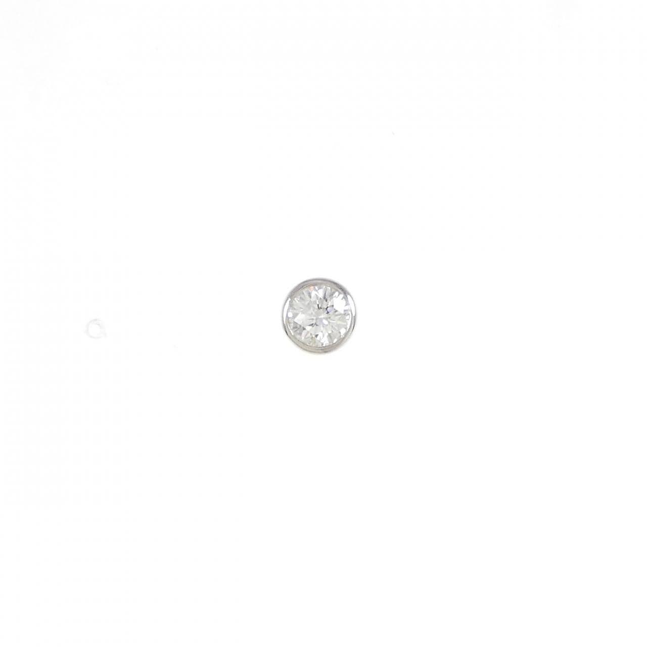 [再加工款] PT900鑽石耳環 0.315 克拉 F SI2 品質好单耳