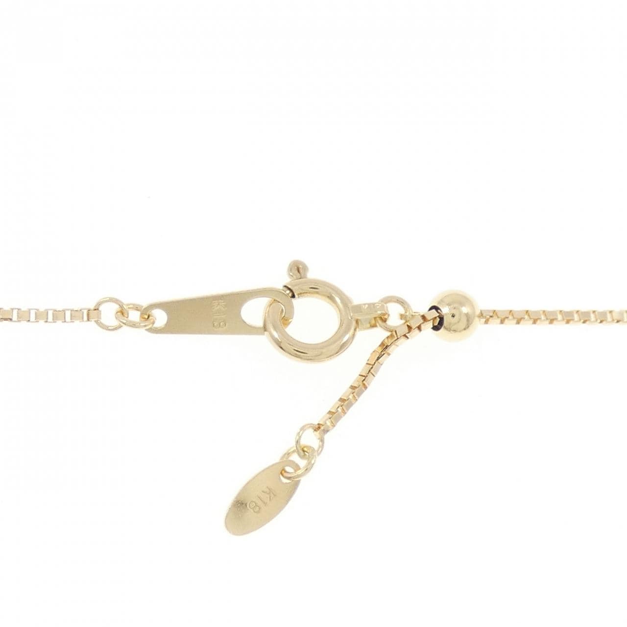 K18YG フラワー ダイヤモンド ネックレス 0.50CT