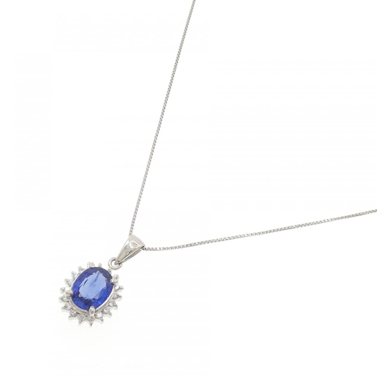 PT/PT850 サファイヤ ネックレス 1.24CT