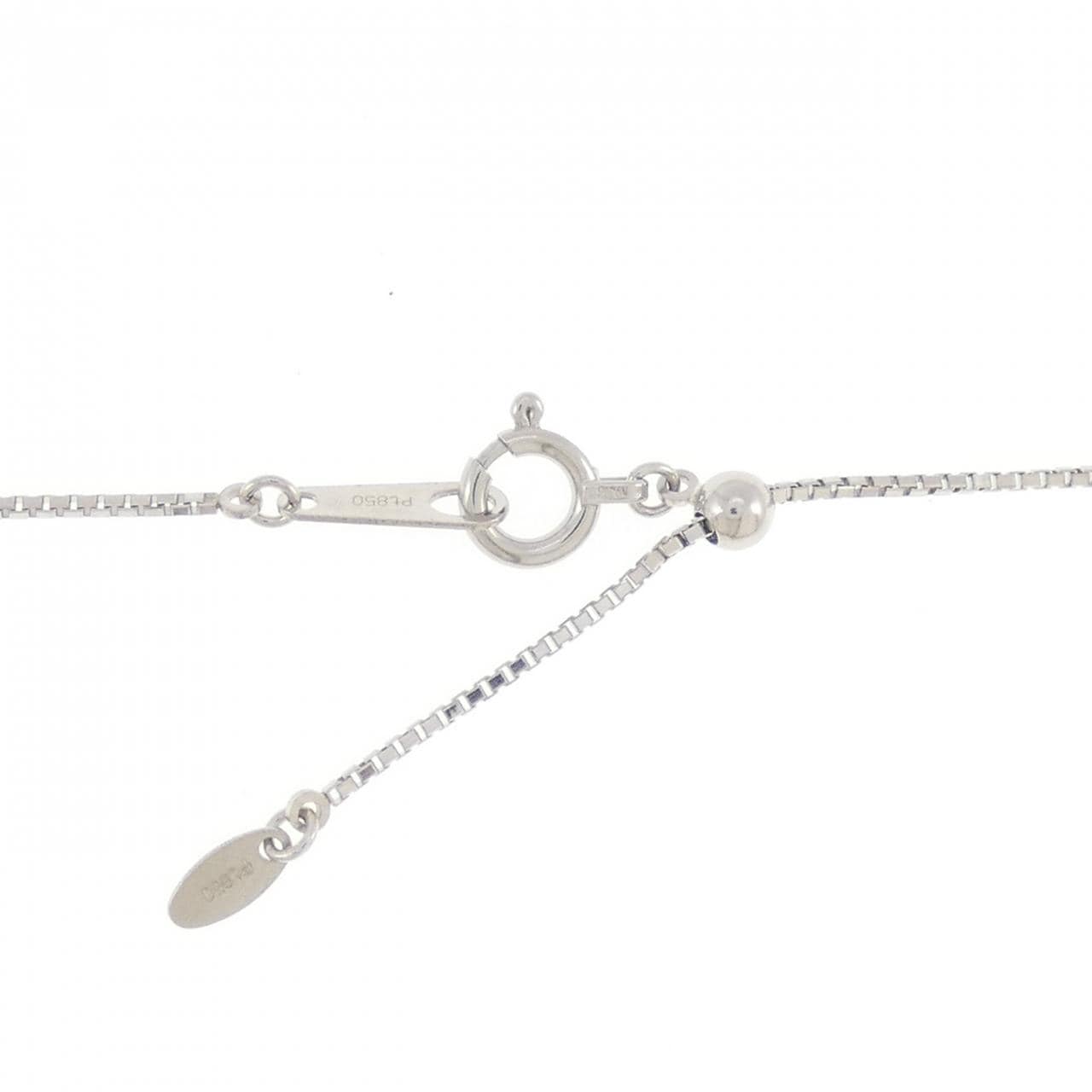 PT900/PT850 ブラックオパール ネックレス 5.26CT