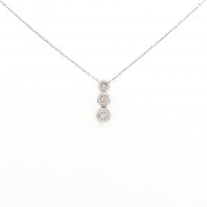 K18WG ダイヤモンド ネックレス 0.50CT