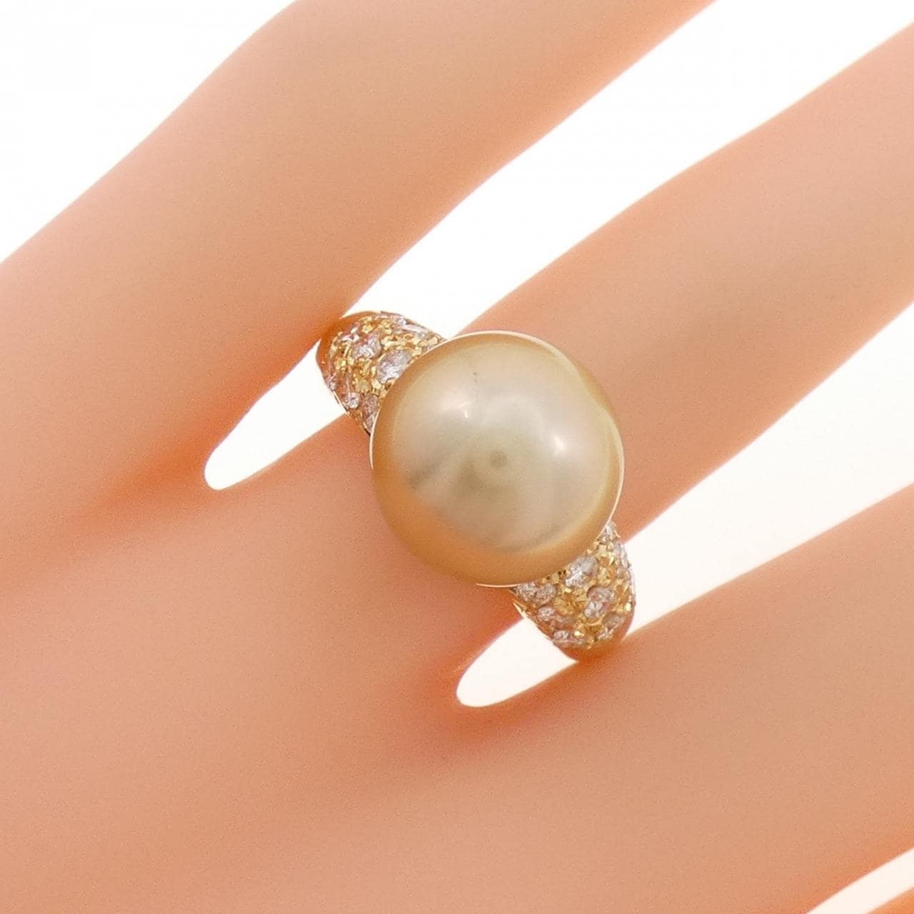 タサキ 白蝶パール リング 11.2mm