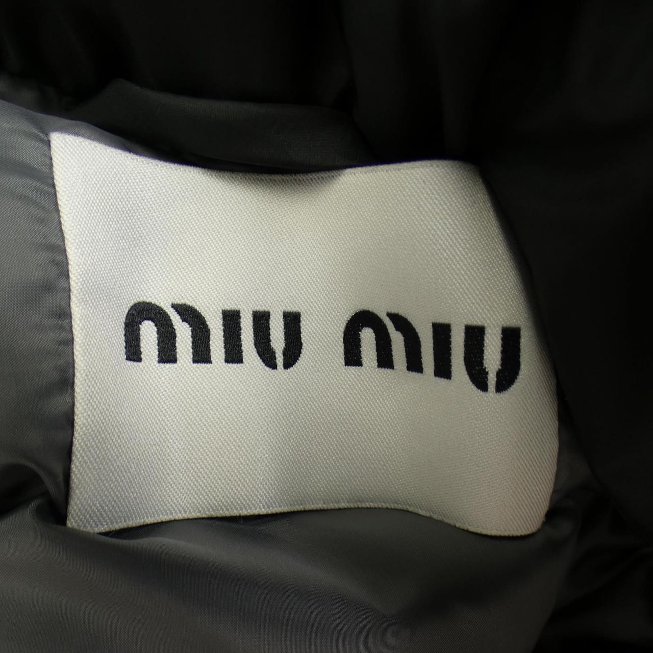 ミュウミュウ MIU MIU MIU MIU ロゴ ML1347 SOOO 1754 ダウンジャケット