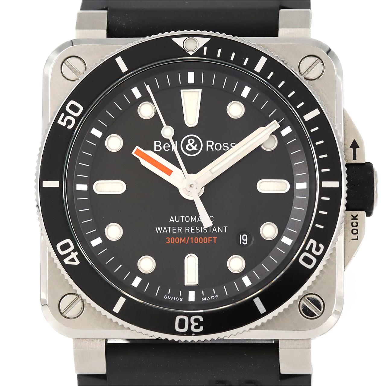 【ノーメンテナンス還元価格】ベル&ロス BR03-92ダイバー BR0392-D-BL-ST/SRB SS 自動巻