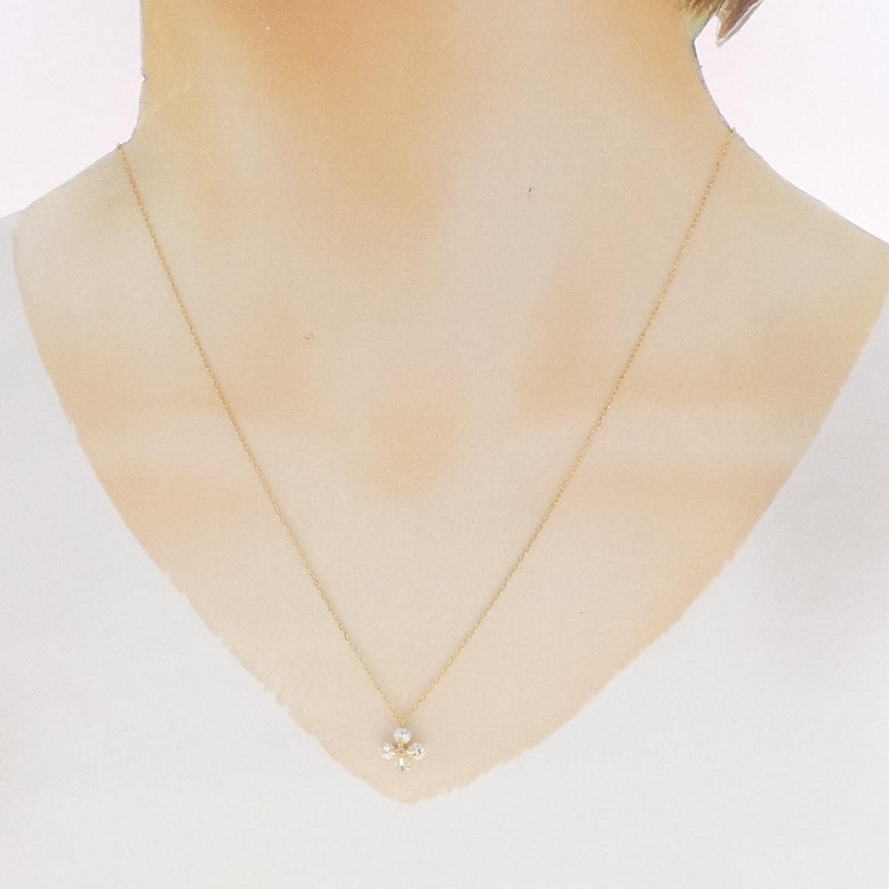 K18YG ダイヤモンド ネックレス 0.50CT