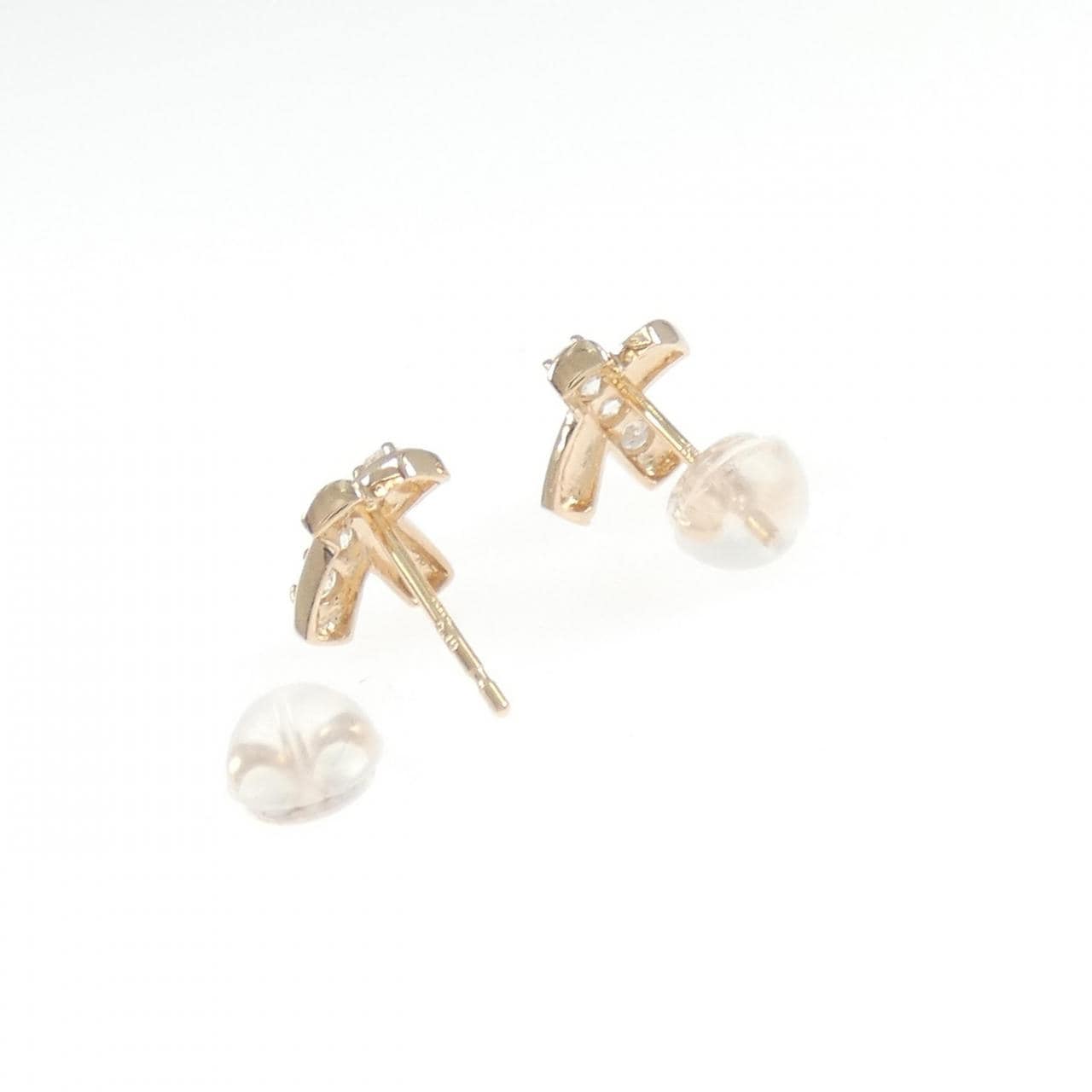 K18PG ダイヤモンド ピアス 0.20CT
