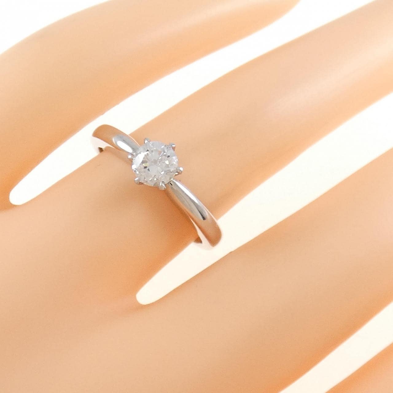 PT Solitaire Diamond Ring 0.486CT