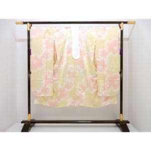 長襦袢　振袖　友禅加工ボカシ染