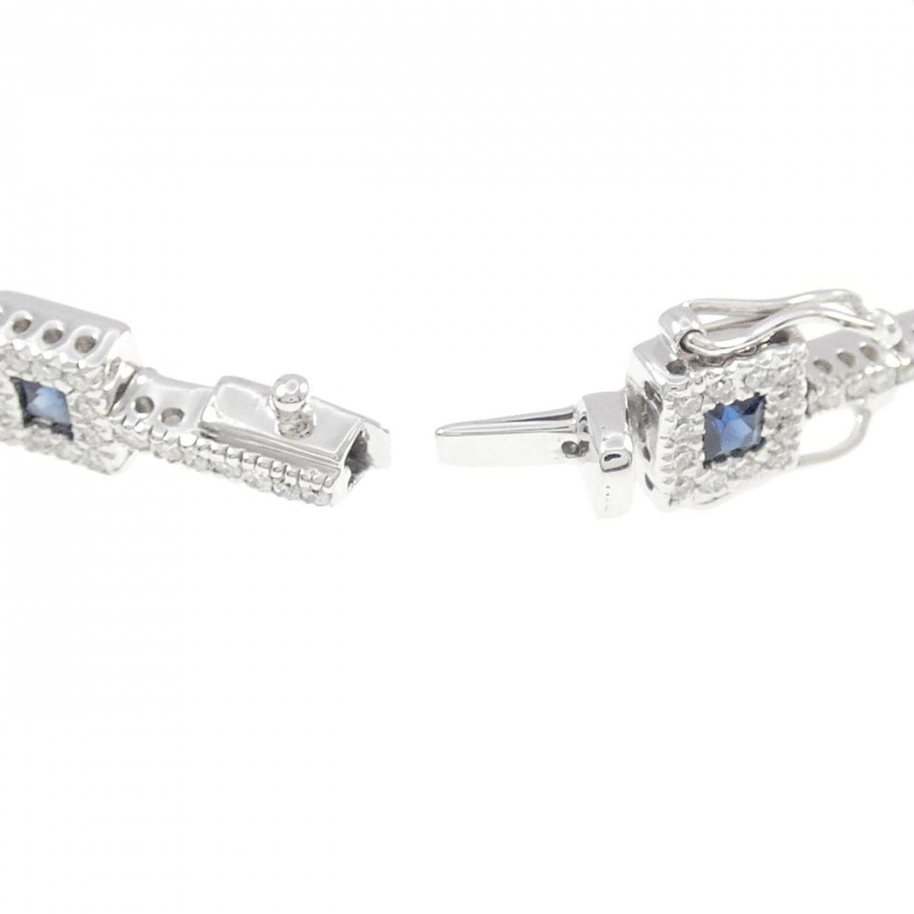 K18WG サファイヤ ブレスレット 1.34CT