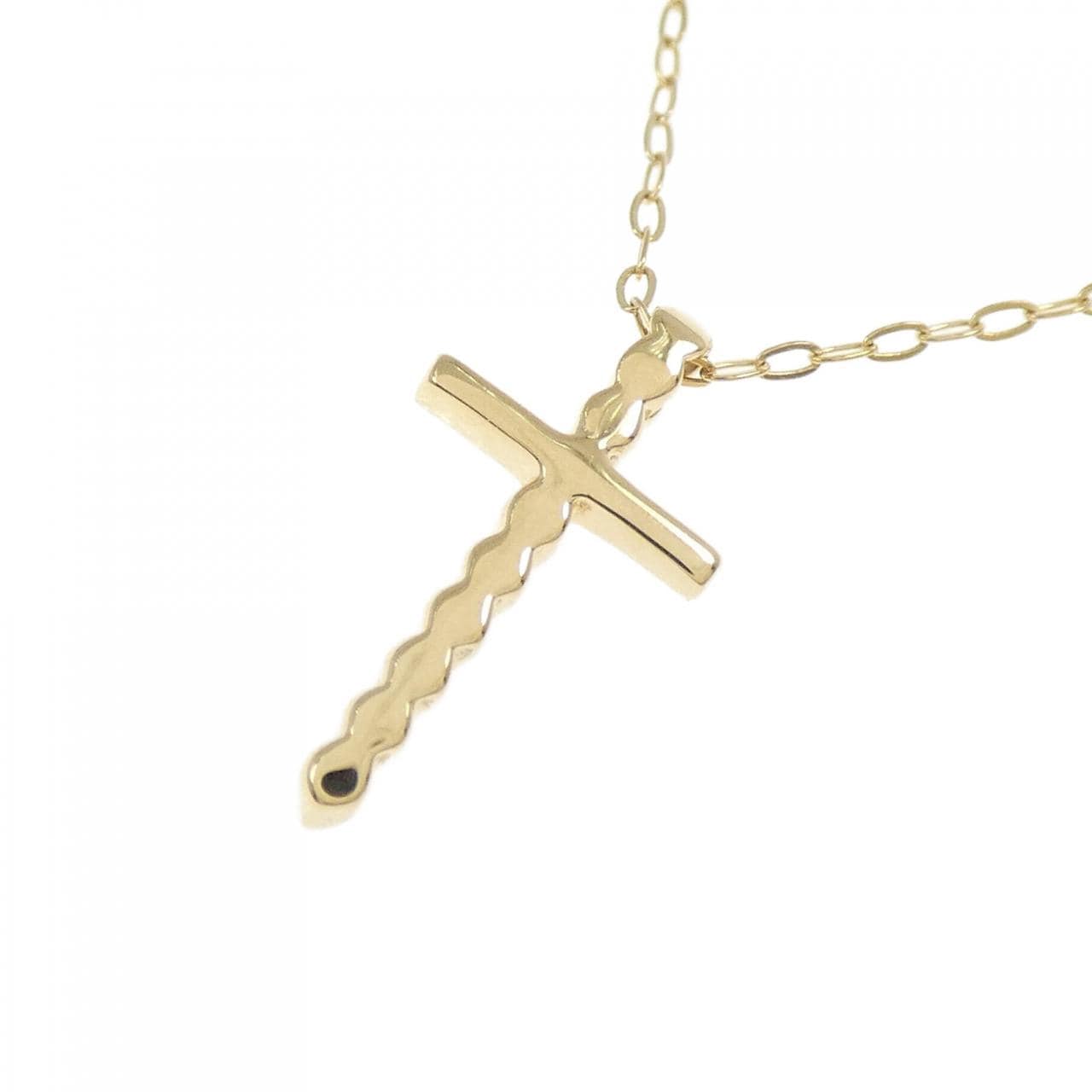 4゜C 十字钻石项链