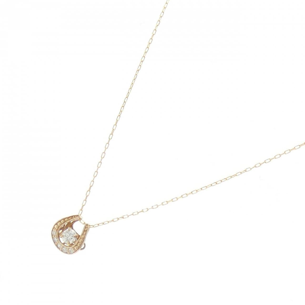K18PG ダイヤモンド ネックレス 0.05CT