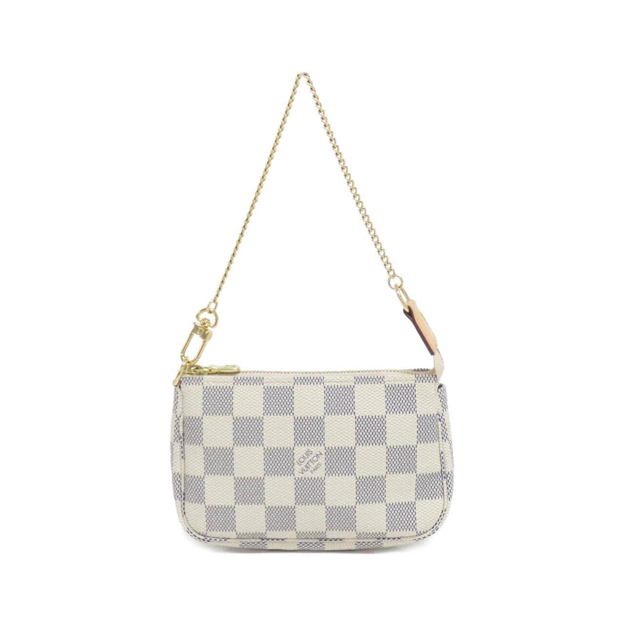 LOUIS VUITTON Damier Azur Mini Pochette Accessoire N58010 Accessory Pouch