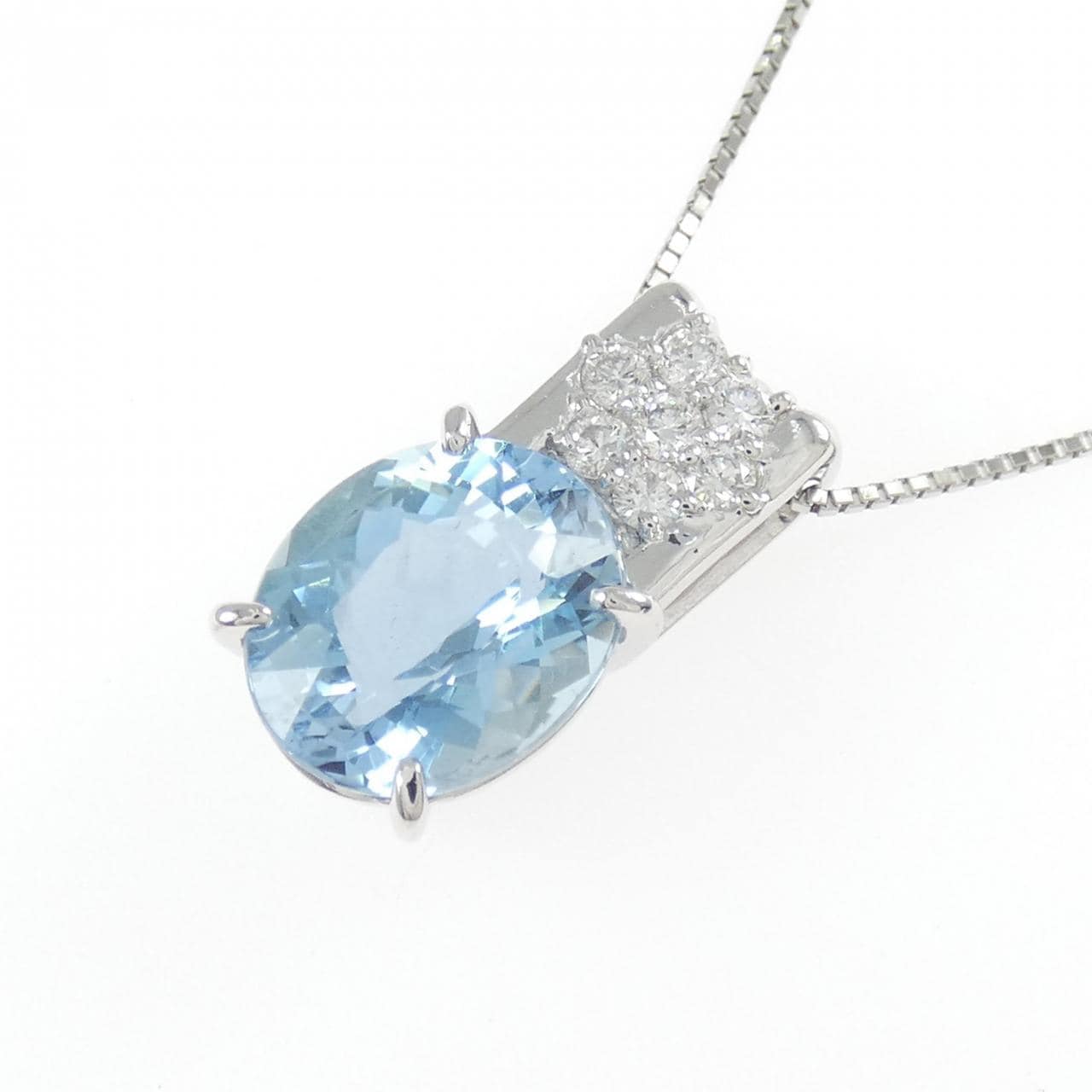PT900/PT850 アクアマリン ネックレス 3.22CT