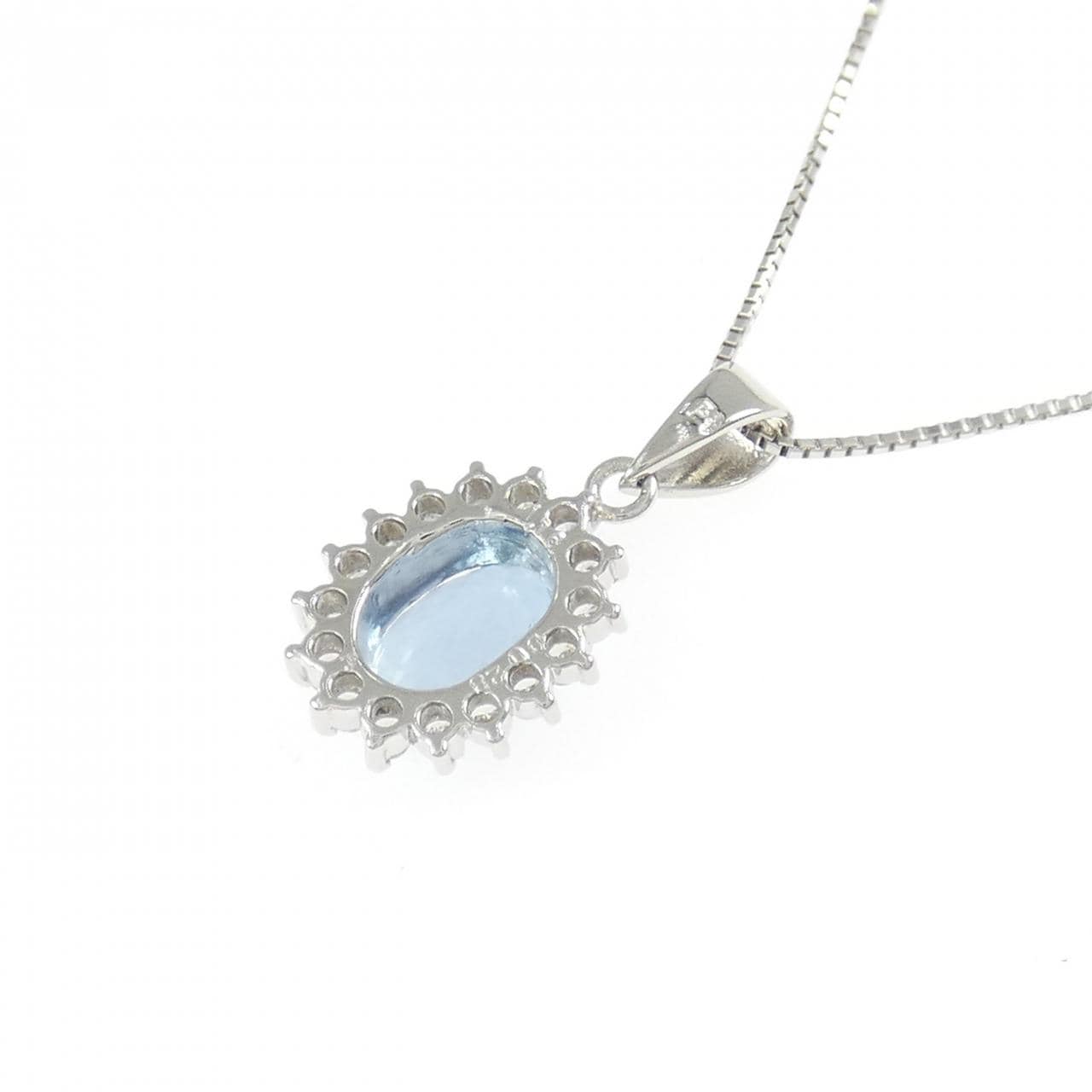 PT/PT850 アクアマリン ネックレス 1.16CT