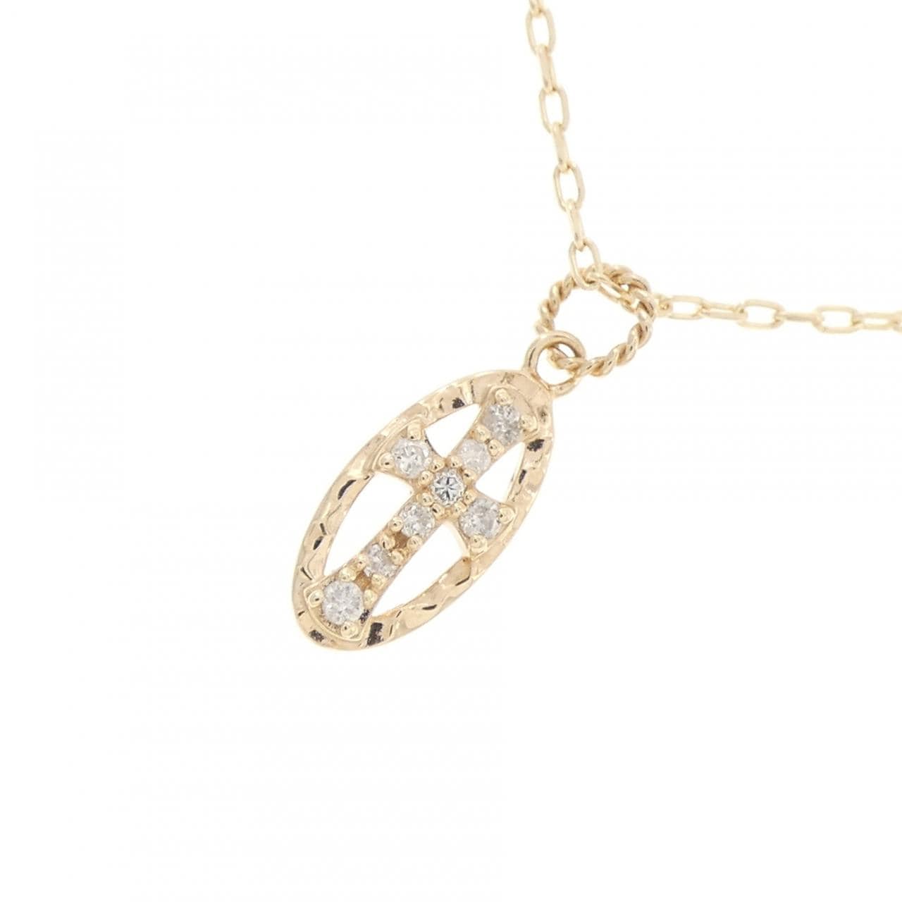 アガット ダイヤモンド ネックレス 0.05CT