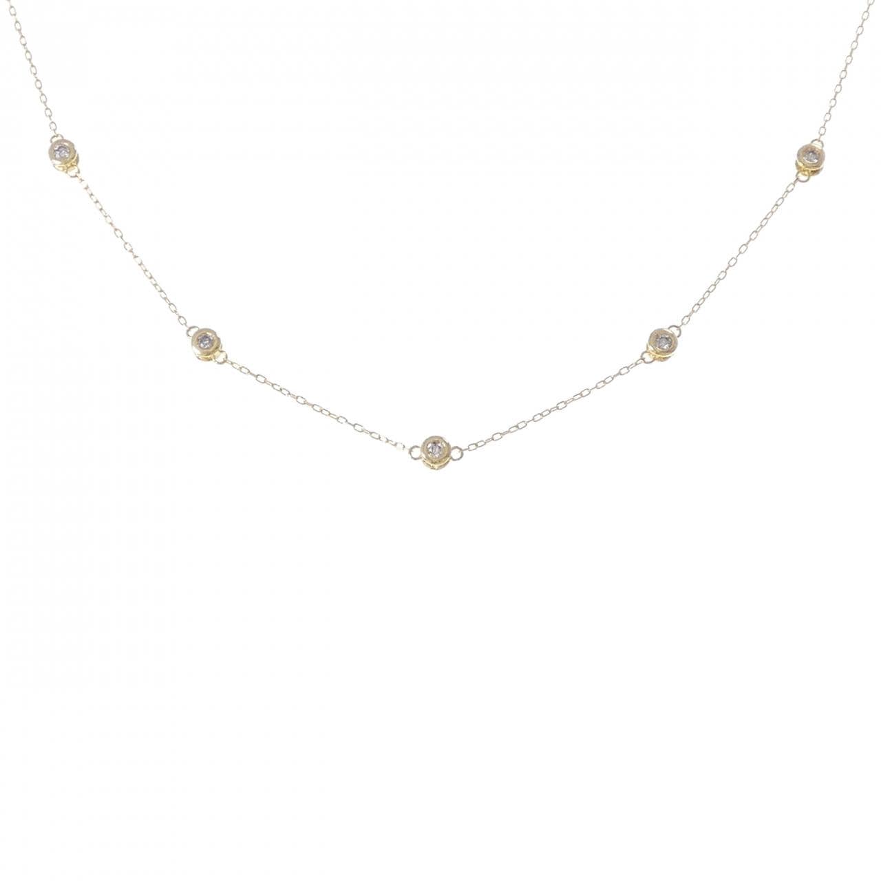 K18YG ダイヤモンド ネックレス 0.50CT