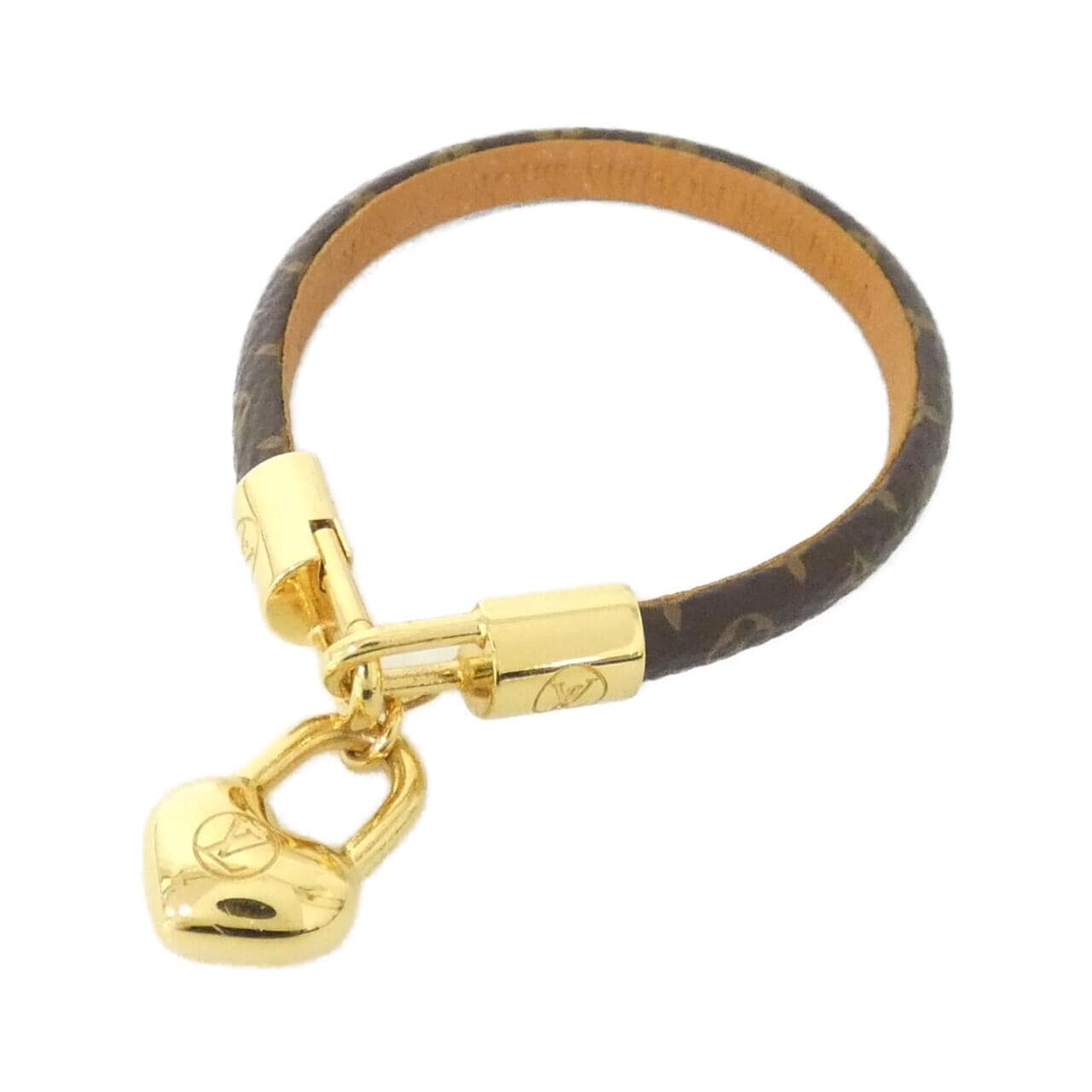 ルイヴィトン モノグラム ブレスレット クレイジーインロック 17cm M6451F ブレスレット