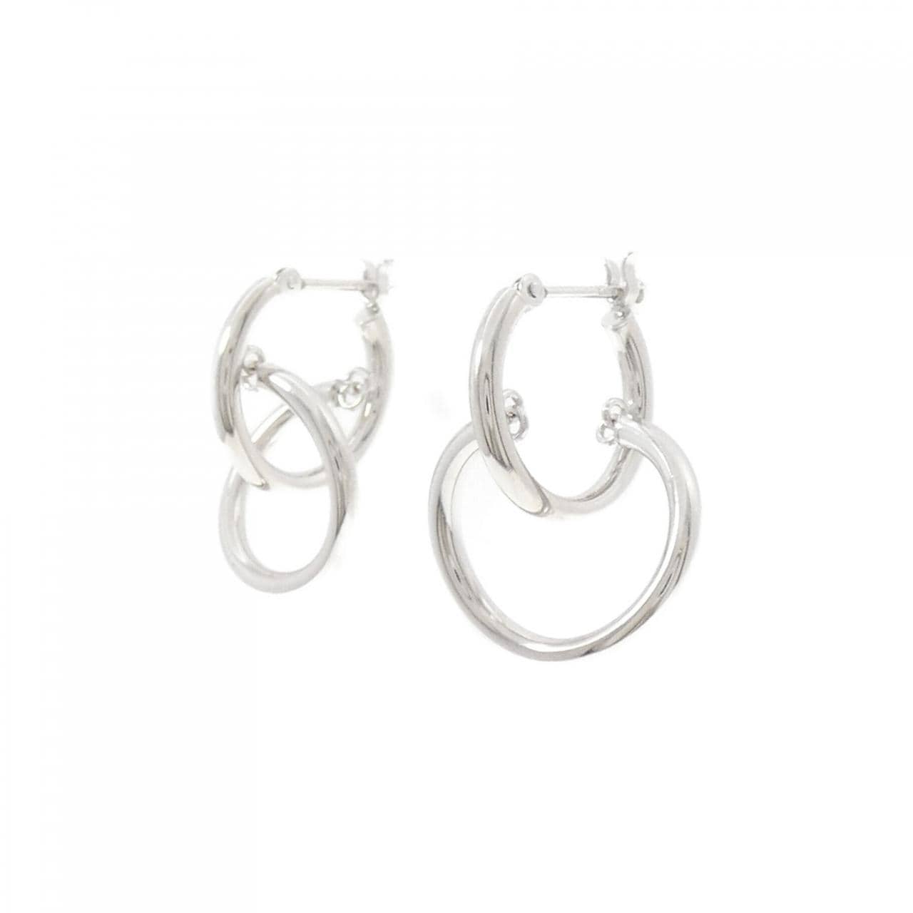 K18WG earrings