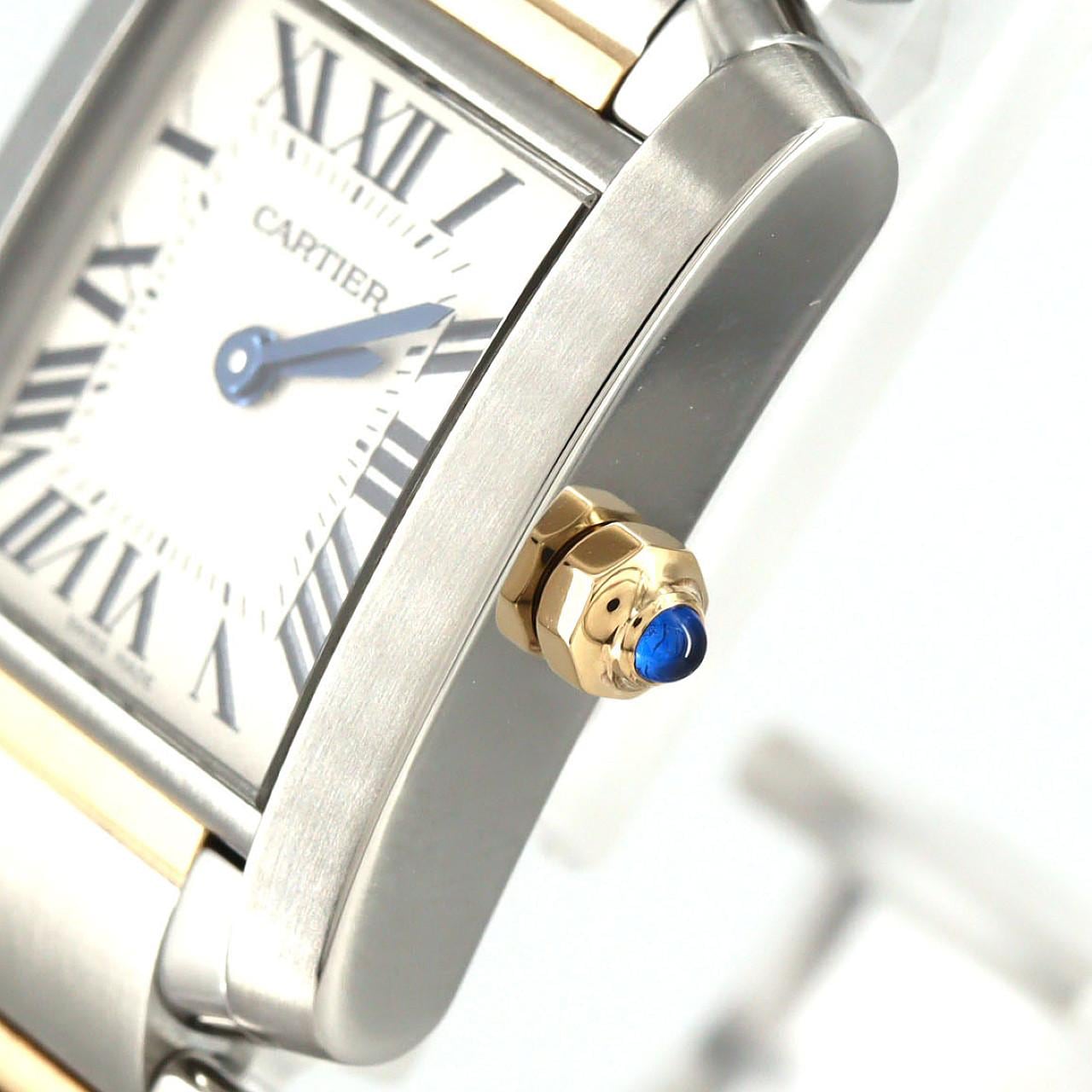 カルティエ タンクフランセーズSM コンビ W51007Q4 SSxYG クォーツ